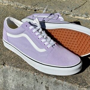 RARE Vans Old Skool Lavender Suede Women’s Size 14.5 (Unisex)